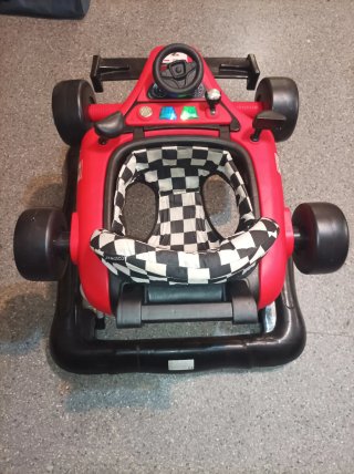 Andador bebé coche de carreras
