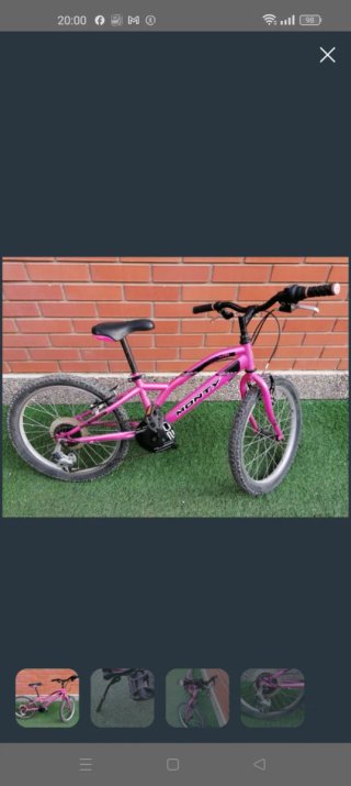 Bicicleta Monty 20 Rosa