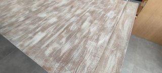 Mesa de comedor extensible de madera
