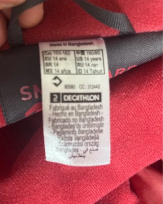 Chaqueta esquí/snowboard Talla 14