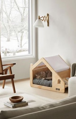 Casa-Comedor para Mascotas Aero, perro gato