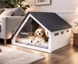 Casa-Comedor para Mascotas Aero, perro gato