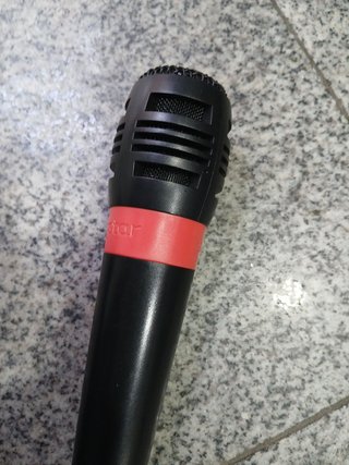 2 Micrófonos Karaoke Singstar Negros