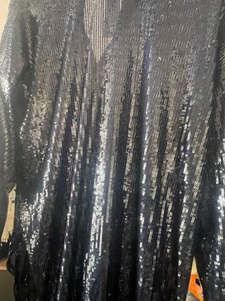 Camicia Tezenis paillettes nera nuova
