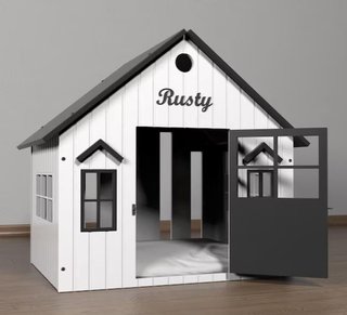 Caseta para perro gato mascota moderna de diseño