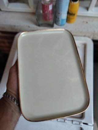Bandeja porcelana francesa Limoges café té vintage