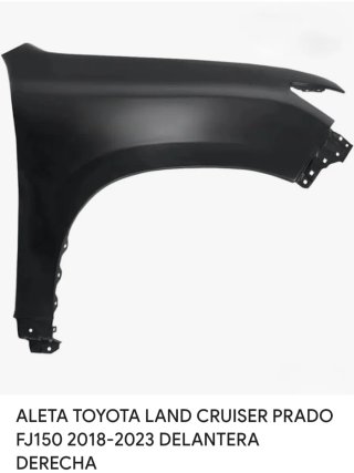 Aleta Toyota Land Cruiser Prado FJ150 Derecha