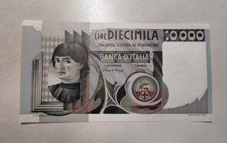 Banconota 10.000 Lire Banca d'Italia