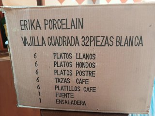 Vajilla Erika 32 piezas