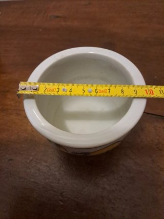 Vasetti ceramica decorati galline