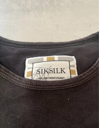 Camiseta SikSilk Negra Talla M