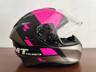 Casco MT Helmets Talla XS Rosa/Negro