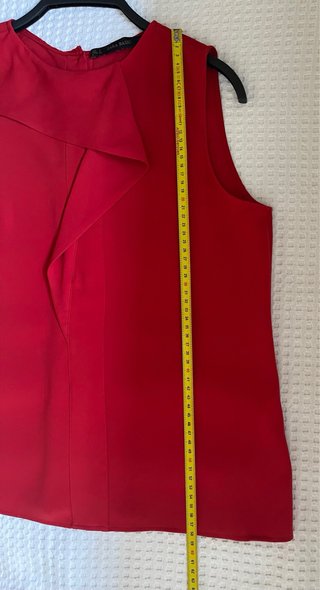 Blusa Zara Roja Talla S
