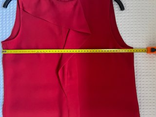 Blusa Zara Roja Talla S