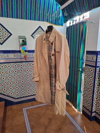 Gabardina Burberry Beige Multicolor
