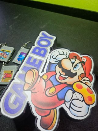 Lote Lámpara LED Gameboy y Llaveros