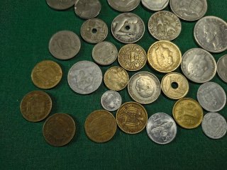Lote de monedas de España