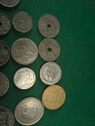 Lote de monedas de España
