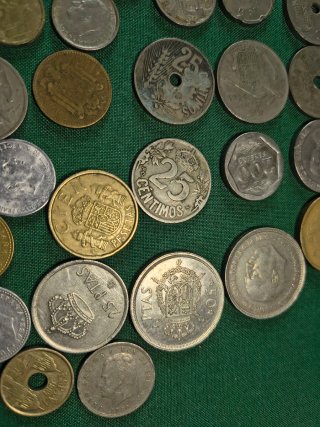 Lote de monedas de España