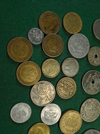 Lote de monedas de España