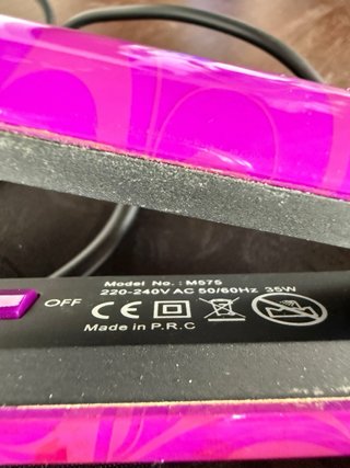 Plancha de pelo fucsia Artero Zenit