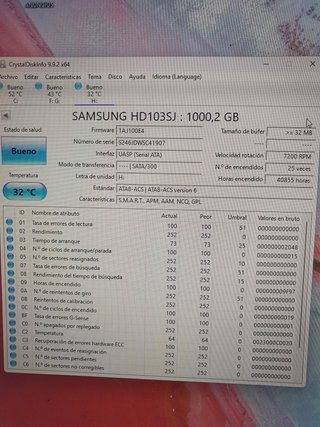 Disco Duro Samsung 1TB HD103SJ