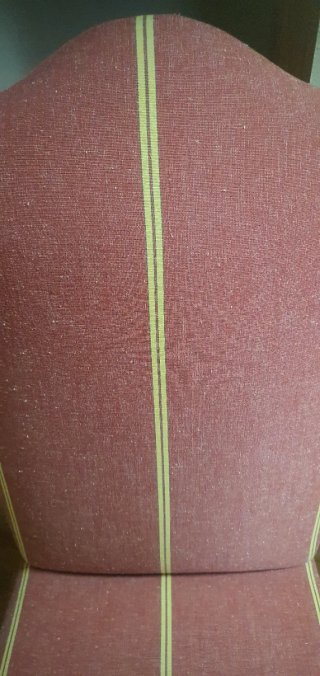 Sillas de comedor tapizada burdeos