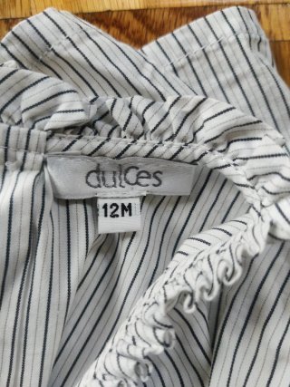 Camisa marca Dulces para bebé 12 meses
