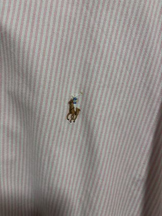 Camisa Polo Ralph Lauren Rosa Rayas