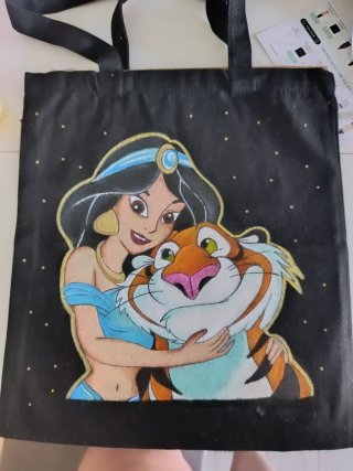 Bolso Tote Jasmine Pintado a Mano