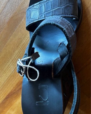 Sandalias de piel