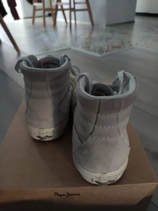 Vans Sk8-Hi Beige y Blancas