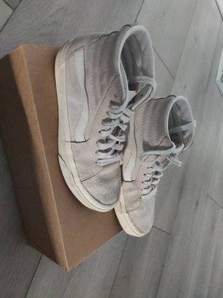 Vans Sk8-Hi Beige y Blancas