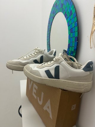 Scarpe Veja Uomo N.43 Blu/Bianco