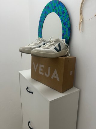 Scarpe Veja Uomo N.43 Blu/Bianco