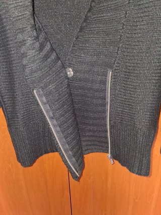 Cardigan Zara Donna Nero Taglia M
