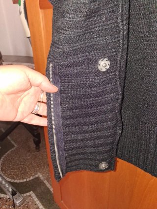 Cardigan Zara Donna Nero Taglia M