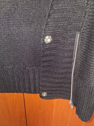 Cardigan Zara Donna Nero Taglia M