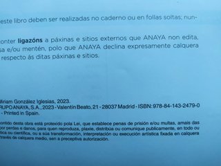 Libros de texto 2° eso