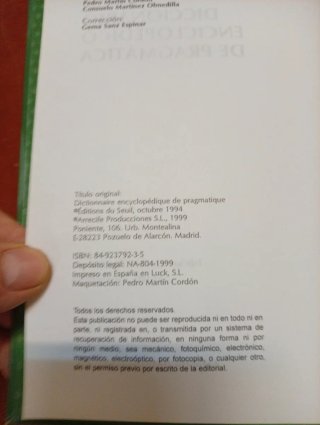 Diccionario Enciclopédico de Pragmática