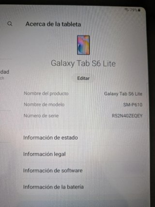Samsung Galaxy Tab S6 Lite Azul