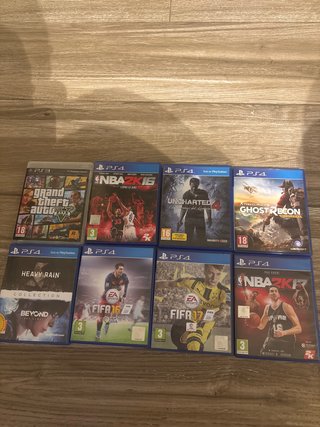 Lote Juegos PS4 y PS3
