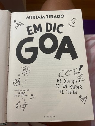 Libro Em dic Goa de Míriam Tirado