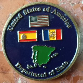 Moneda Embajador Eduardo Aguirre USA