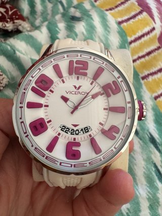 Reloj Viceroy 432111 Blanco y Rosa