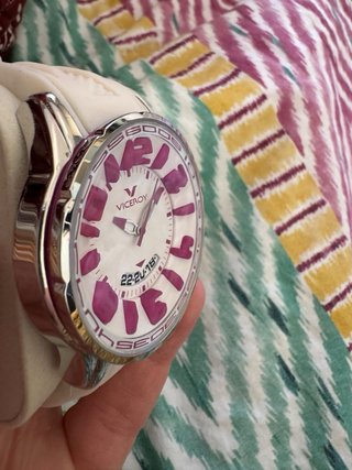 Reloj Viceroy 432111 Blanco y Rosa