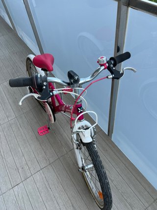 Bicicleta infantil rosa 20 pulgadas