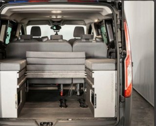 Kit camper Ford Transit Custom L1 versión aire tra