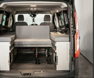 Kit camper Ford Transit Custom L1 versión aire tra