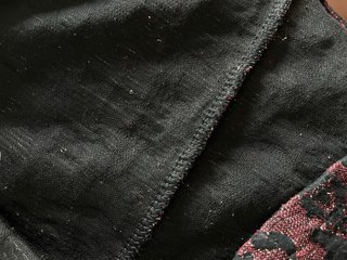 Falda Sfera Negra y Roja Talla S